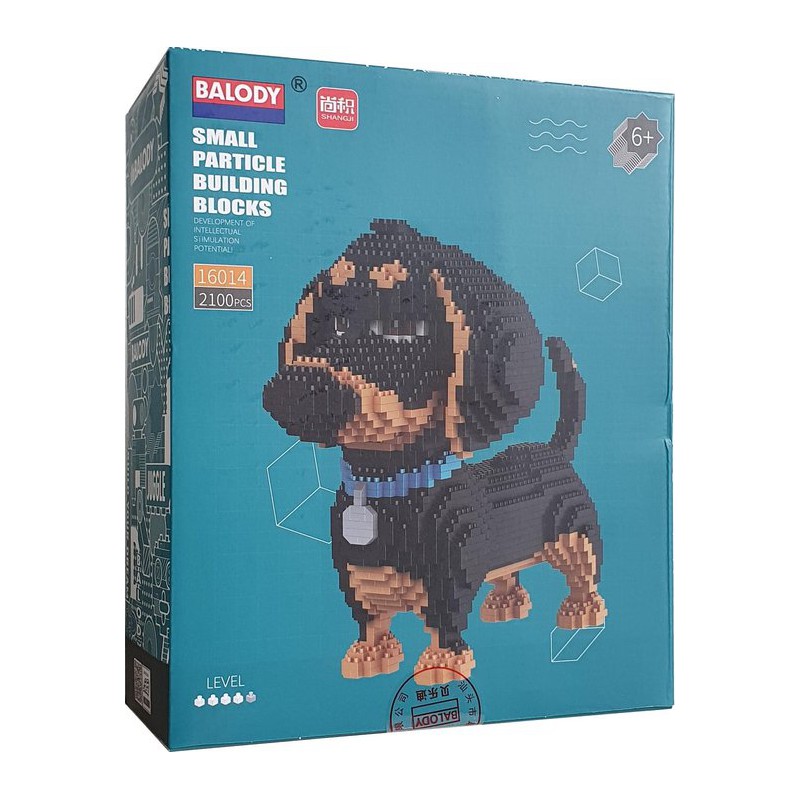 Teckel groot miniblocks, Balody