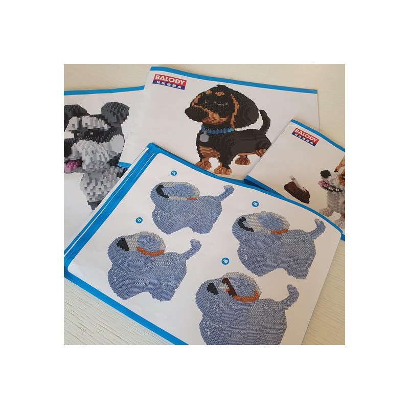 Husky groot miniblocks, Balody