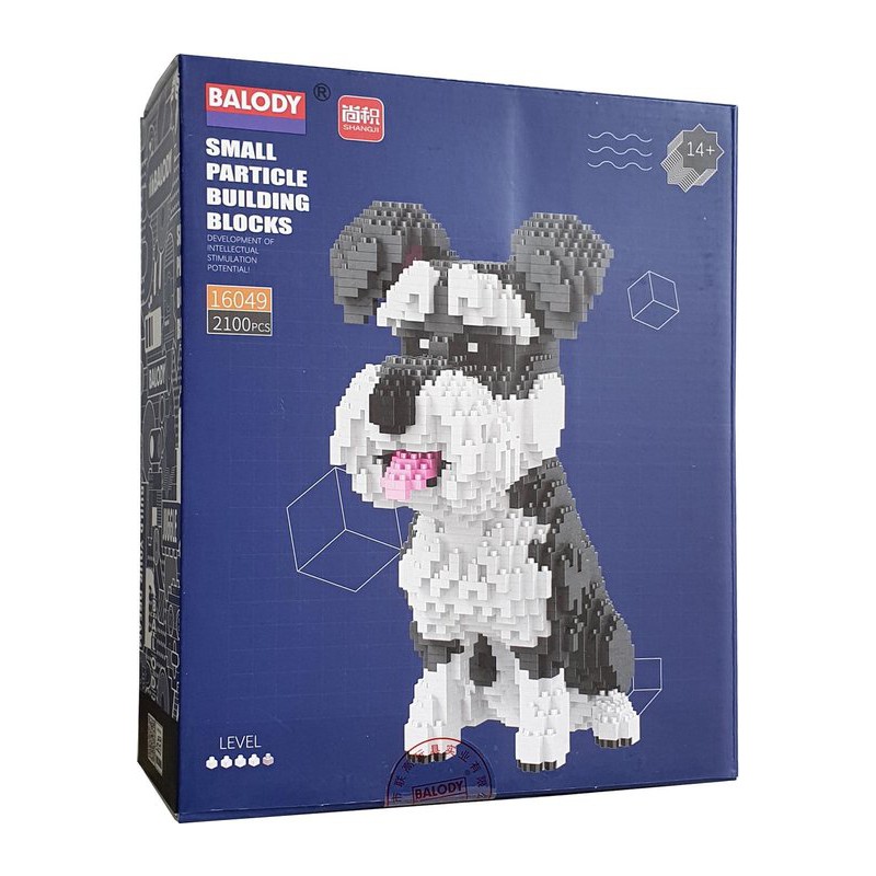 Schnauzer groot miniblocks, Balody