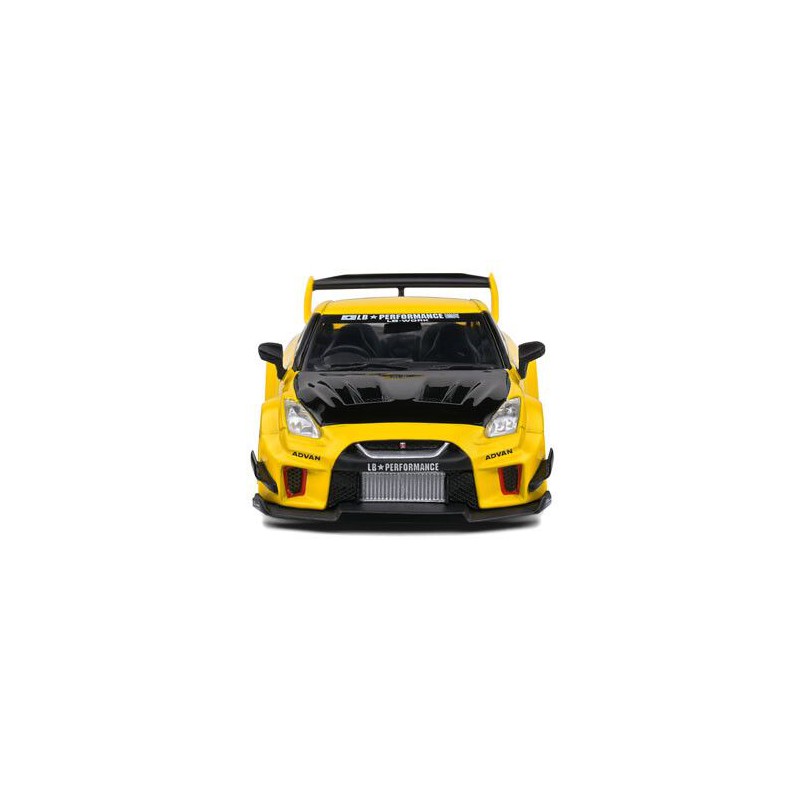 Nissan GTR35 Liberty Walk Silhouette '19, (Geel) - 1:43 - Solido