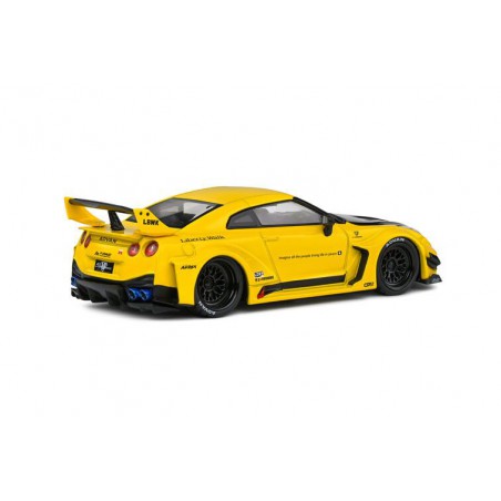 Nissan GTR35 Liberty Walk Silhouette '19, (Geel) - 1:43 - Solido