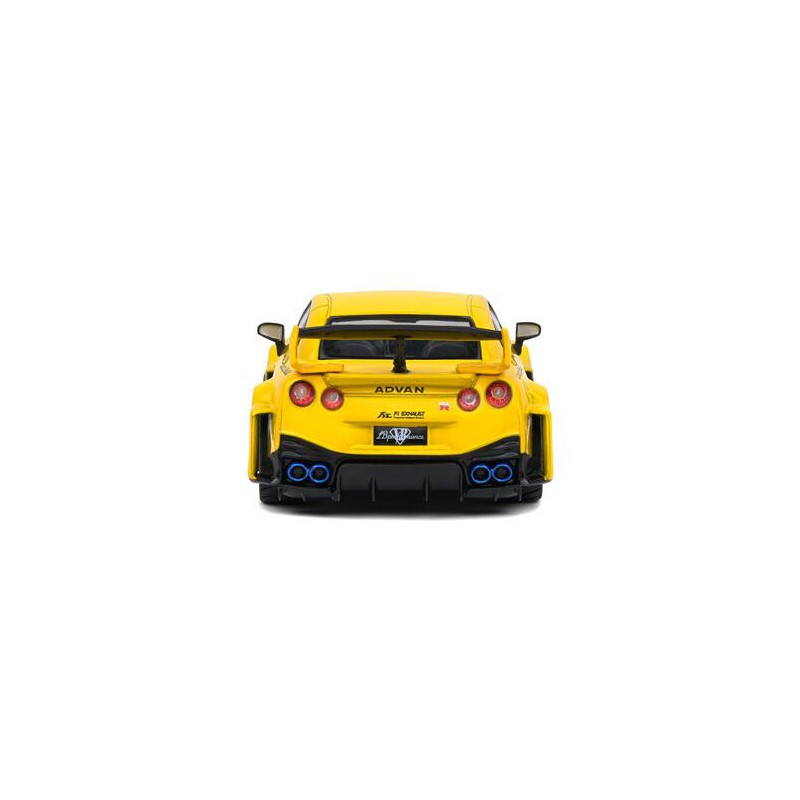 Nissan GTR35 Liberty Walk Silhouette '19, (Geel) - 1:43 - Solido