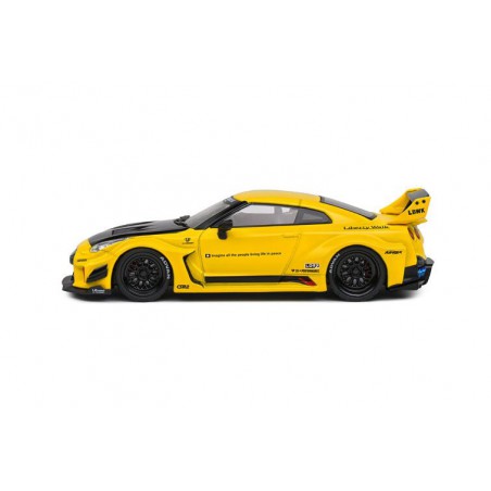 Nissan GTR35 Liberty Walk Silhouette '19, (Geel) - 1:43 - Solido