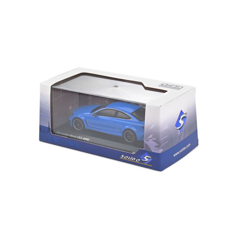 Mercedes Benz C63 AMG Black Series '12 (Blauw) - 1:43 - Solido