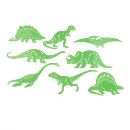 Dino World Glow in the dark stickers 12679