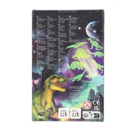 Dino World Glow in the dark stickers 12679