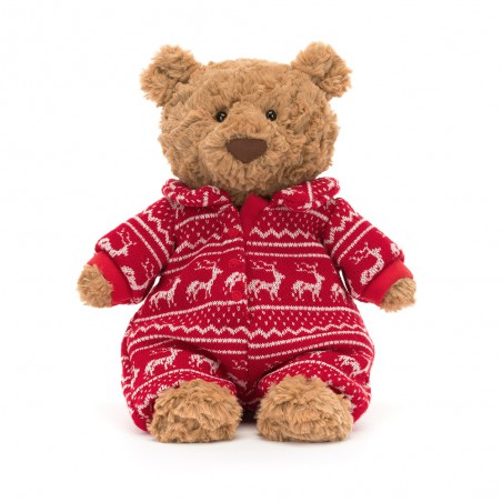 Bartholomew bear winter pyjamas, Jellycat