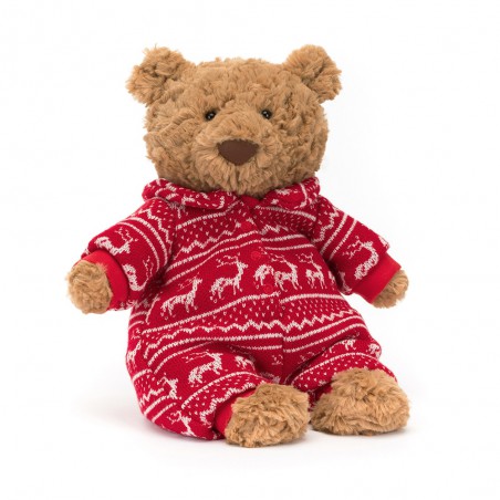 Bartholomew bear winter pyjamas, Jellycat