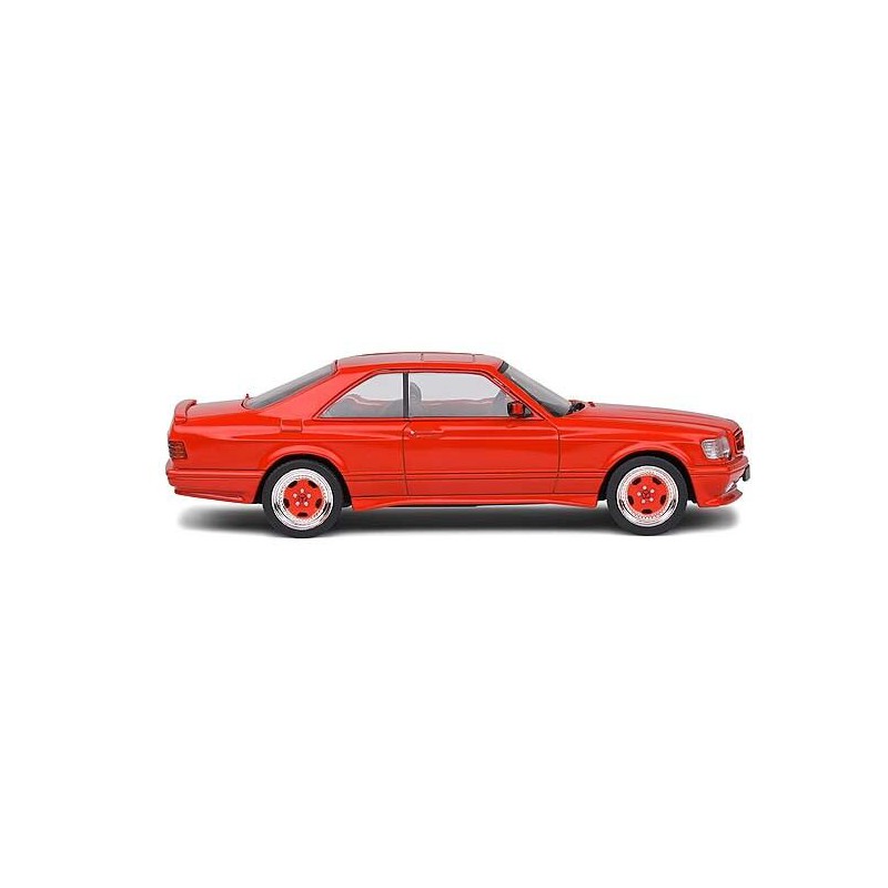 Mercedes Benz 560 SEC AMG Wide Body Signal '90  (Rood) - 1:43 - Solido