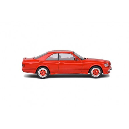 Mercedes Benz 560 SEC AMG Wide Body Signal '90  (Rood) - 1:43 - Solido