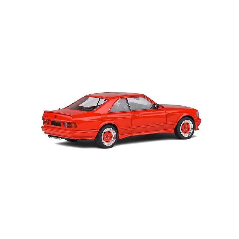 Mercedes Benz 560 SEC AMG Wide Body Signal '90  (Rood) - 1:43 - Solido