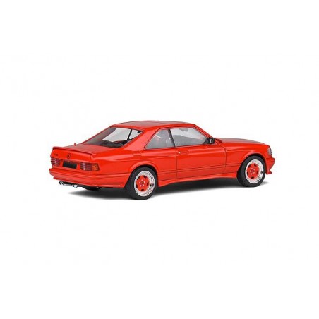 Mercedes Benz 560 SEC AMG Wide Body Signal '90  (Rood) - 1:43 - Solido