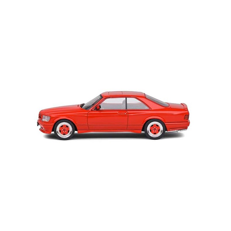 Mercedes Benz 560 SEC AMG Wide Body Signal '90  (Rood) - 1:43 - Solido