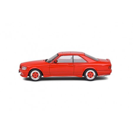 Mercedes Benz 560 SEC AMG Wide Body Signal '90  (Rood) - 1:43 - Solido