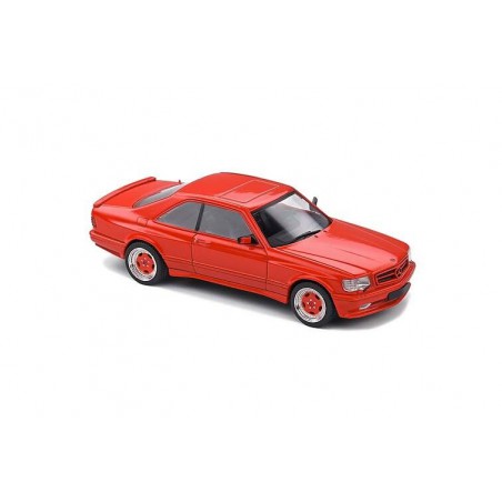 Mercedes Benz 560 SEC AMG Wide Body Signal '90  (Rood) - 1:43 - Solido