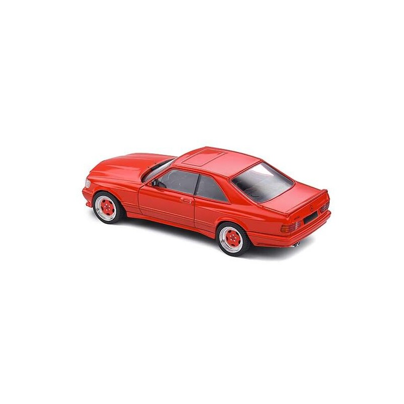 Mercedes Benz 560 SEC AMG Wide Body Signal '90  (Rood) - 1:43 - Solido