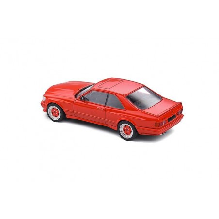 Mercedes Benz 560 SEC AMG Wide Body Signal '90  (Rood) - 1:43 - Solido