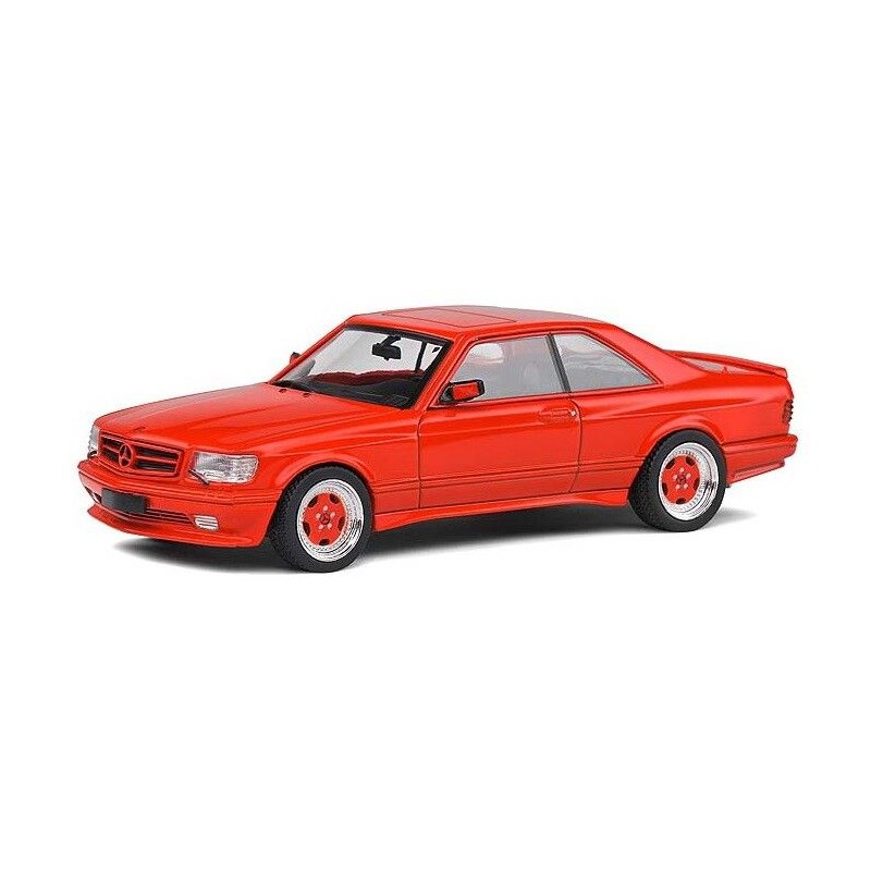 Mercedes Benz 560 SEC AMG Wide Body Signal '90  (Rood) - 1:43 - Solido