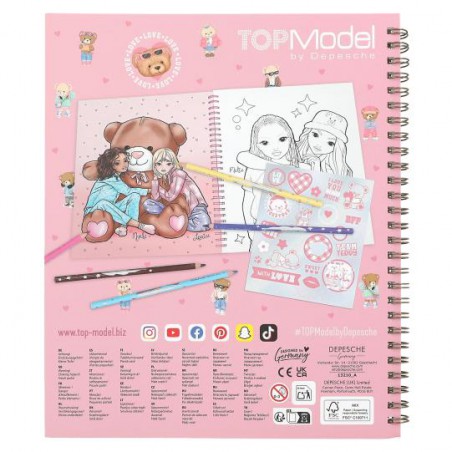 TOPModel kleurboek TEAM TEDDY 13210