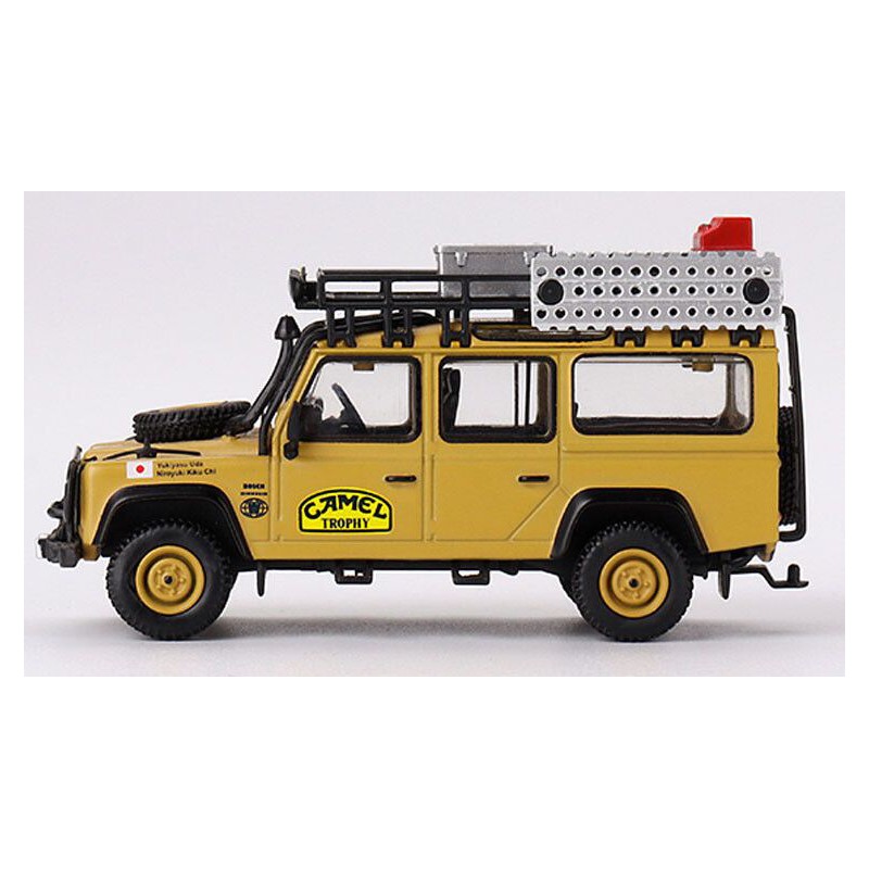 Land Rover Defender 110 Amazon Team Japan Camel Trophy '89 1:64, Mini GT