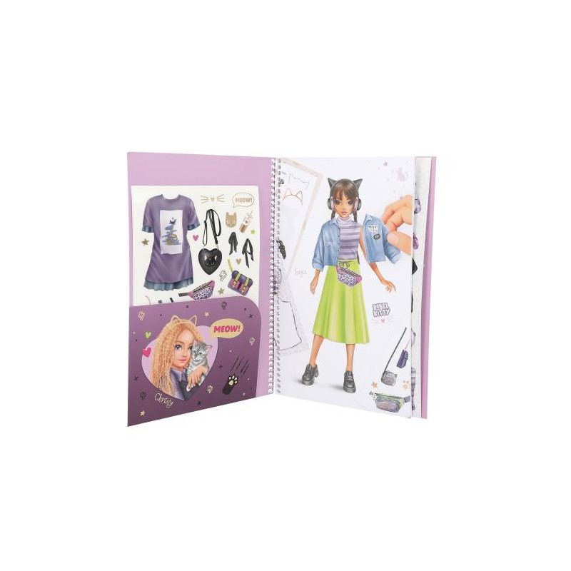 TOPModel Dress me up groot REBEL KITTY 13387