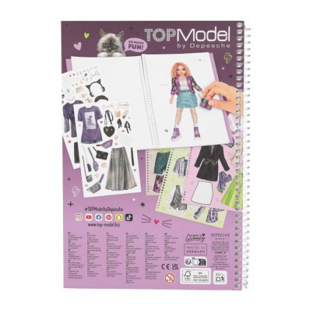 TOPModel Dress me up groot REBEL KITTY 13387