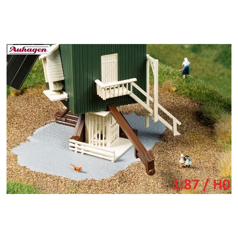 Windmolen, Nederlandse Standerdmolen, H0 Auhagen (99049)