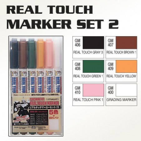 Gundam Marker Real Touch Set 1