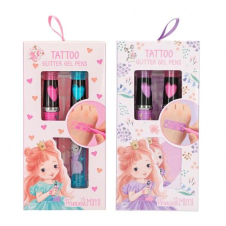 Princess Mimi tattoo glitter gelpennen 12324