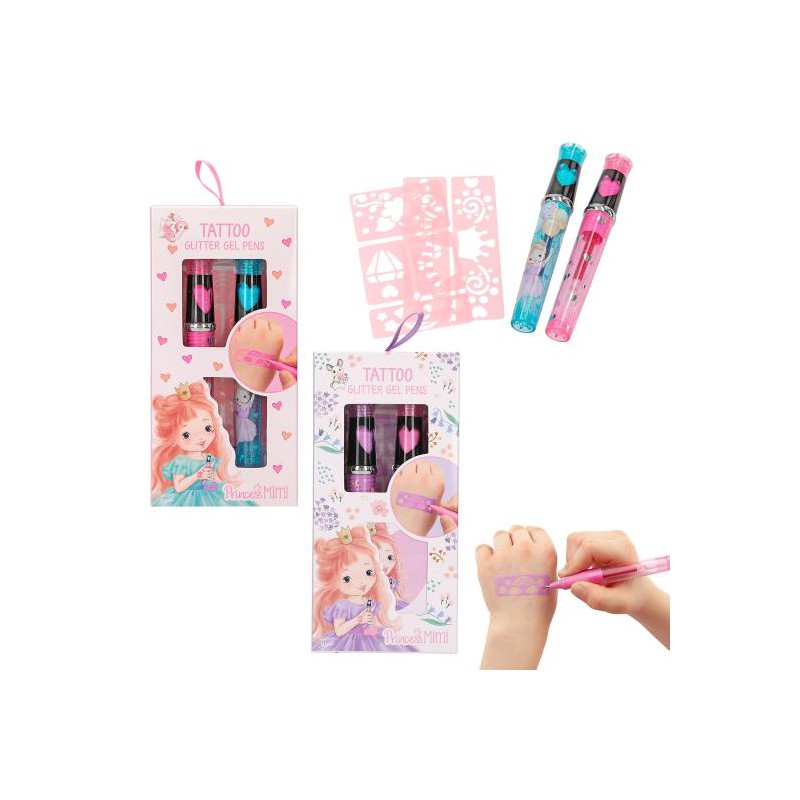 Princess Mimi tattoo glitter gelpennen 12324