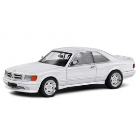 Mercedes Benz 560 SEC AMG Wide Body Signal '90  (Wit) - 1:43 - Solido