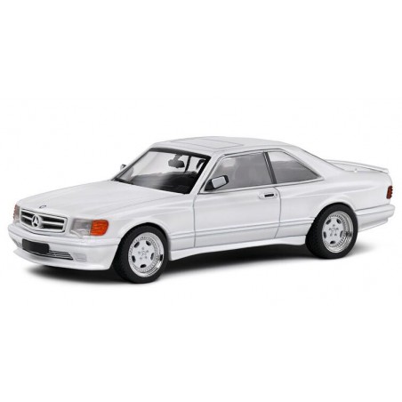 Mercedes Benz 560 SEC AMG Wide Body Signal '90  (Wit) - 1:43 - Solido