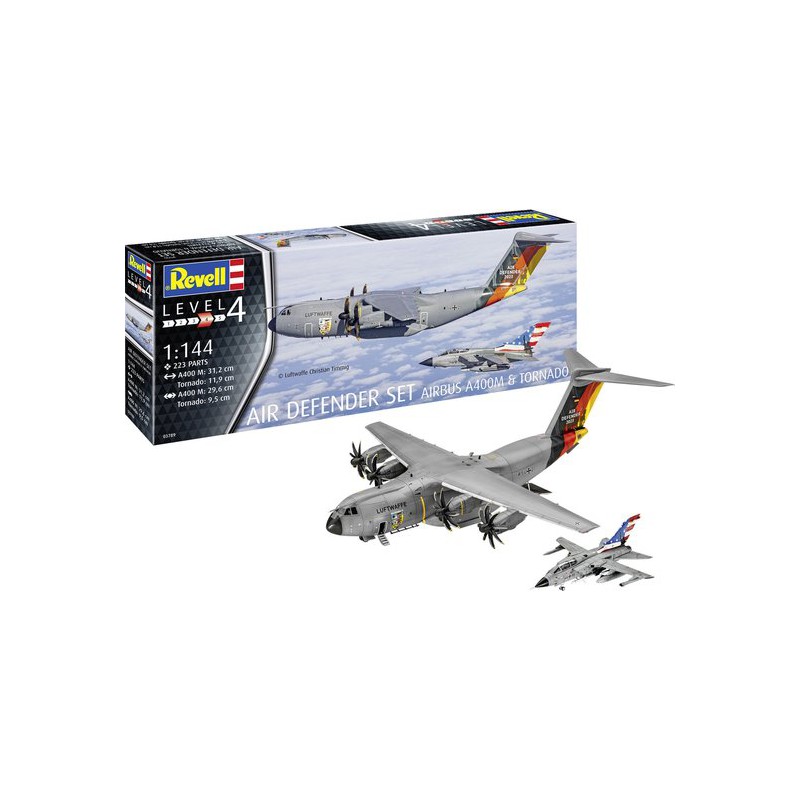 Air Defender Set, Airbus A400M & Tornado, Revell