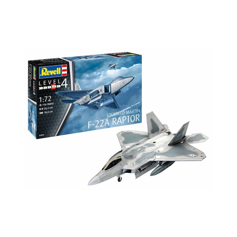 Start Set, F-22A Raptor Lockheed Martin - Revell