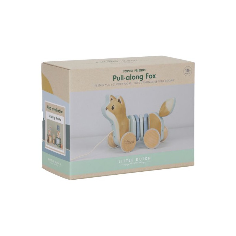 Trekdier hout vos, Forest Friends FSC - Little Dutch