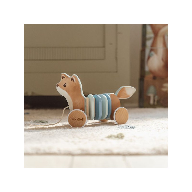 Trekdier hout vos, Forest Friends FSC - Little Dutch