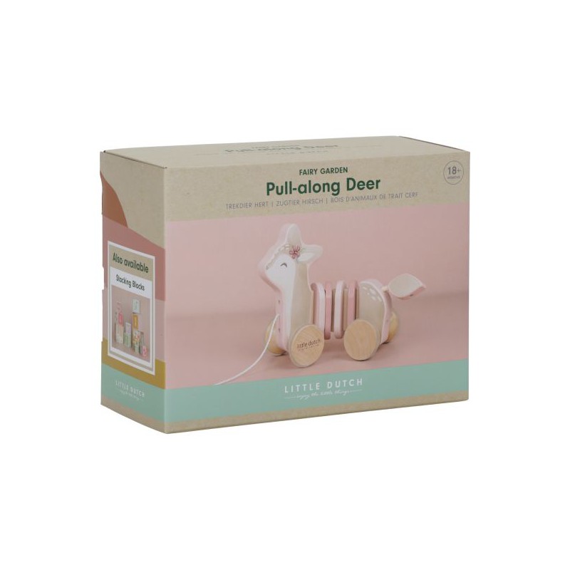 Trekdier hout hert, Fairy Garden FSC - Little Dutch