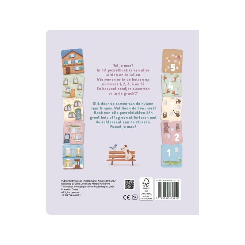 Mijn puzzelboek, tel je mee? - Little Dutch