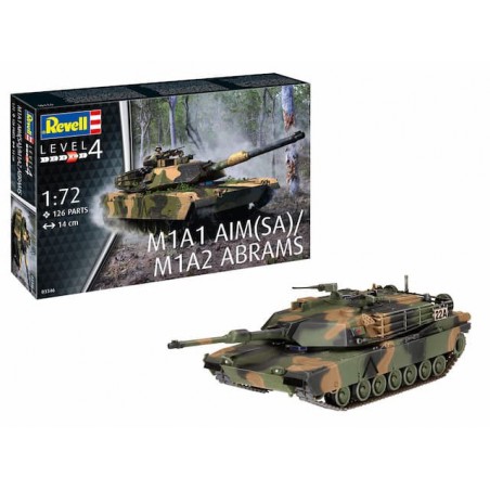 M1A1 AIM(SA) / M1A2 Abrams 1:72, Revell