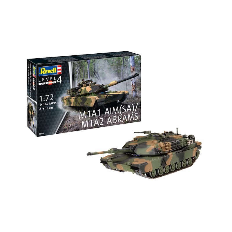 Start Set, M1A1 AIM(SA) / M1A2 Abrams 1:72, Revell