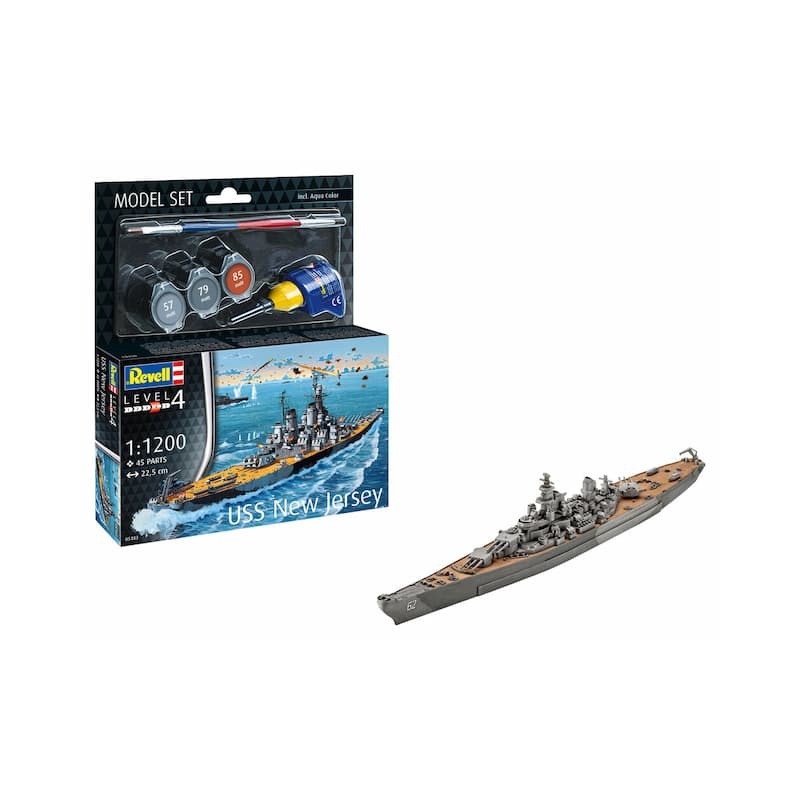 Start Set, USS New Jersey 1:1200, Revell