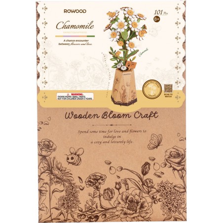 Chamomille Wooden bloom craft, Rowood Robotime