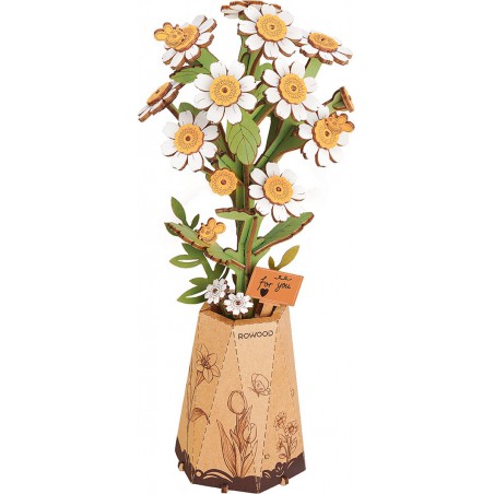 Chamomille, Wooden bloom craft, Rowood