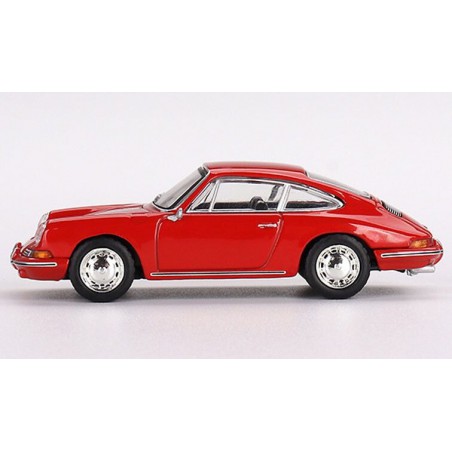 Porsche 911 (910) '64, Rood 1:64, Mini GT