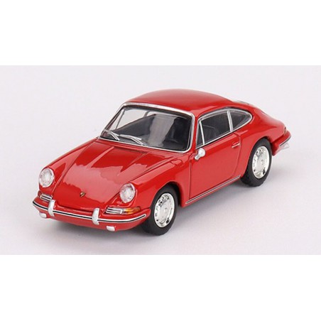 Porsche 911 (910) '64, Rood 1:64, Mini GT