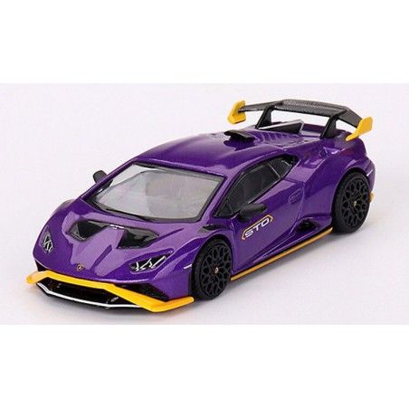 Lamborghini Hurucan STC '23 Paars 1:64, Mini GT