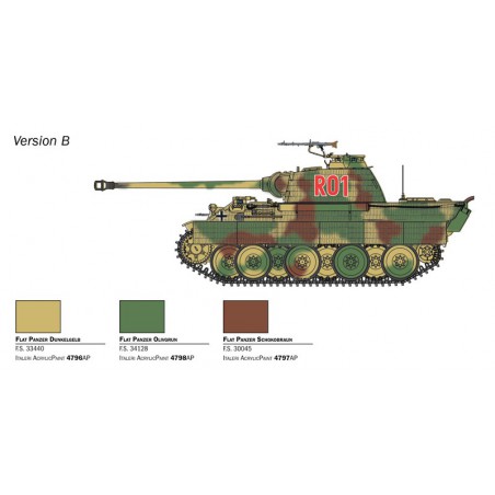 Panther SD.KFZ.171 AUSF.A 1:56, Italeri