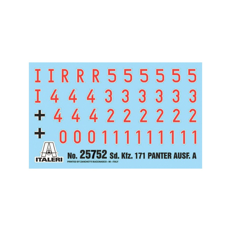 Panther SD.KFZ.171 AUSF.A 1:56, Italeri