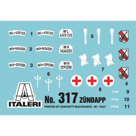 Zundapp KS750 1:35, Italeri