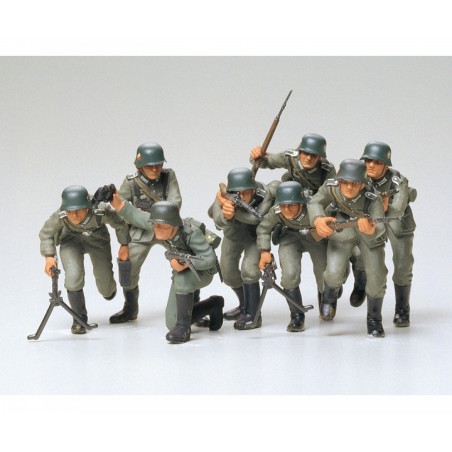 Military Miniatures, German assault troops 1:35, Tamiya